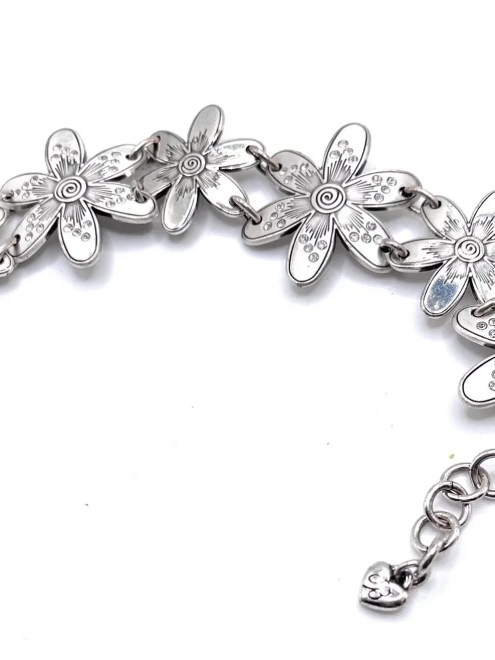 Brighton Flower Link Bracelet - 9199 - Picture 2 of 2